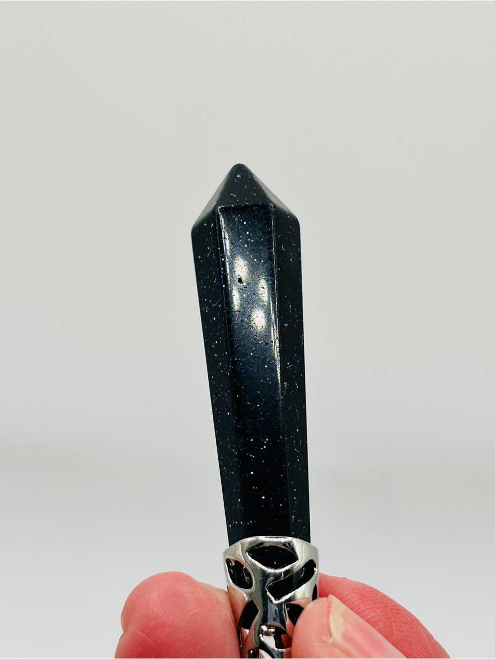 Blue Goldstone Pendulum - Picture 6 of 6